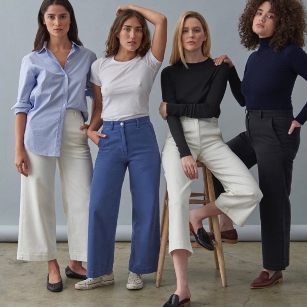 Everlane wide leg crop